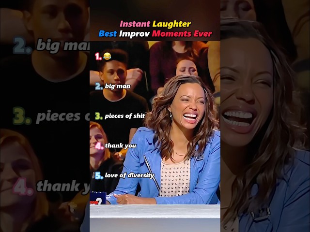 Instant LaughterBest Improv Moments Ever #celebrity #funny #laugher #viral #comedy #video #talkshow