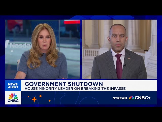 Watch CNBC's full interview with House Minority Leader Hakeem Jeffries