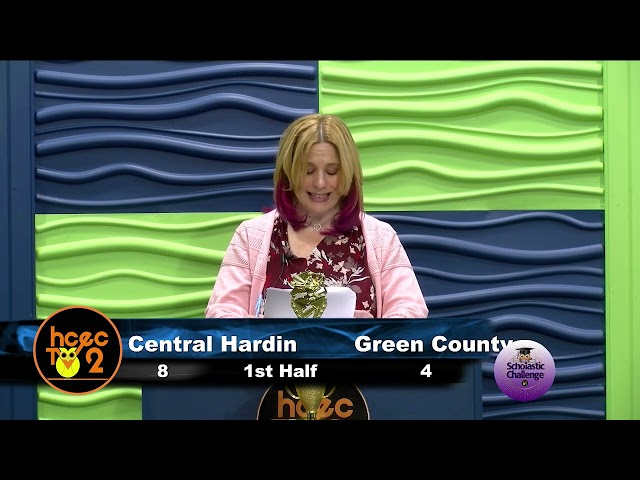Scholastic Challenge 25 26 Game #6 Central Hardin vs Green County SC