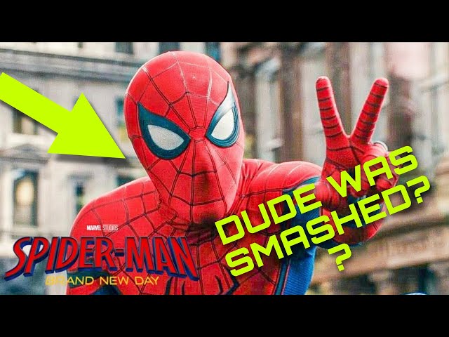 WAS THAT HULK vs SPIDER-MAN? In Spider-Man Brand new Day Trailer SMALL SCENE DETAIL REVEALED!!