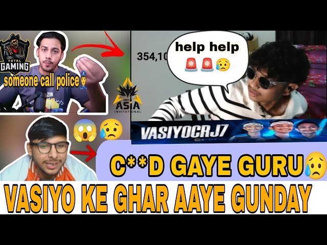 🚨VASIYO KE GHAR AAYE GUNDAY 😱 || ABUSE HIM @vasiyocrj7 🚨😱
