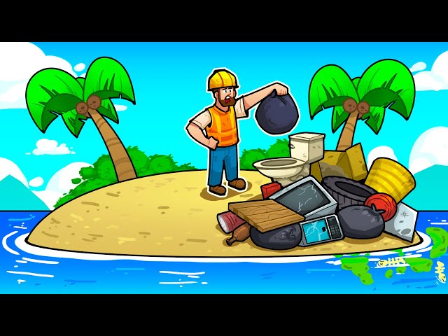 I had to clean my island of trash!