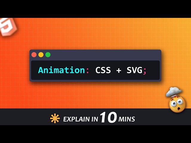 Create Stunning SVG Animations with CSS [Beginner to Pro]