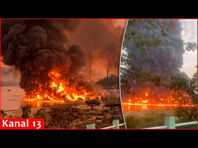 Massive fire, explosion in oil tanker in northern Myanmar - Several people are k*lled, injured