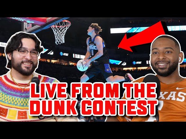 REACTING To The NBA Dunk Contest LIVE! Ft. The Deep 3