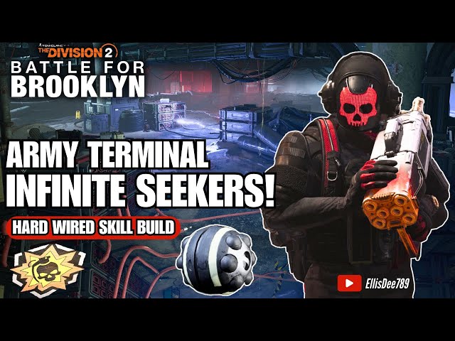 Army Terminal | HOLLYWOOD | INFINITE Cluster Seeker Mine Skill Build - The Division 2