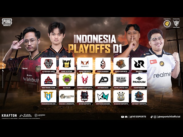 [BAHASA] PUBGM BATTLE VERSE ASIA CHAPTER IV - ID PLAYOFFS - FT. #AE #RRQ #BOOM #PANDUM #VOIN