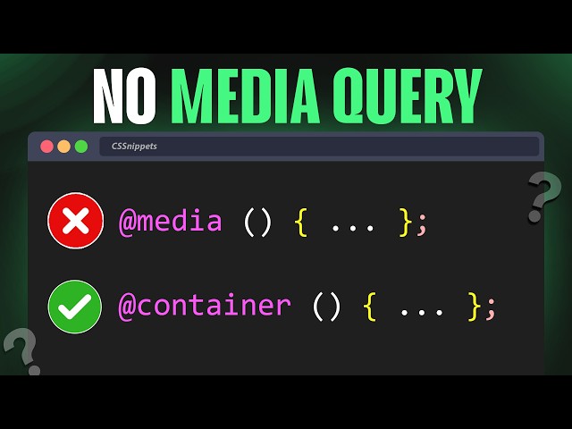 Stop Using Media Queries! Try This Modern CSS