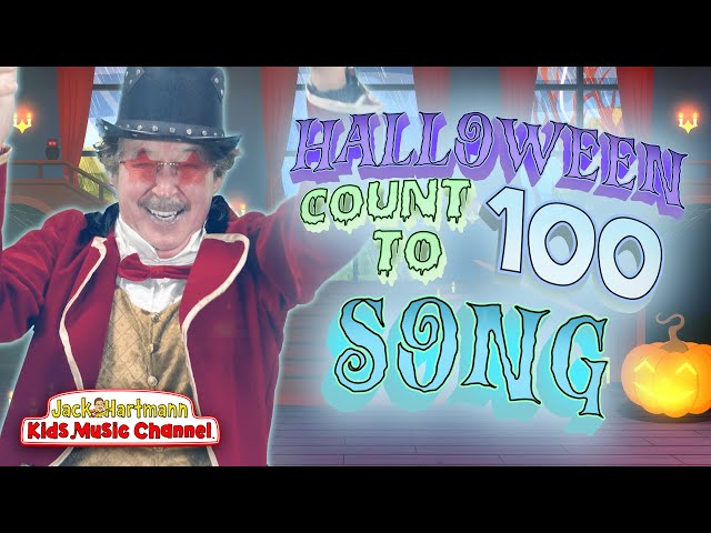Halloween Count to 100 Song | Spooky Count to 100 Song for Kids | Jack Hartmann