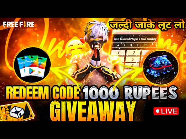 FREE FIRE LIVE CUSTOM ROOM GIVEAWAY | FF LIVE TEAM CODE GIVEAWAY | FF LIVE GIVEAWAY DJ ALOK |FF LIVE