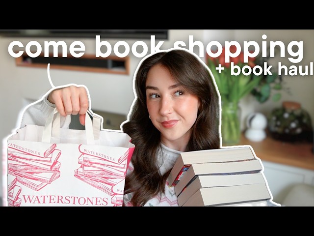 come book shopping with me (+ big book haul!)🫶🏻📖 bookstore vlog