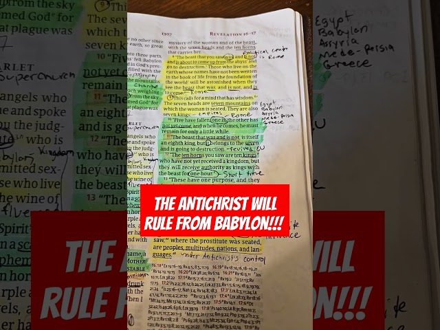 2024 PROPHECY UPDATE: THE ANTICHRIST WILL RULE FROM BABYLON...IRAQ.  #raptureisclosernow #rapture