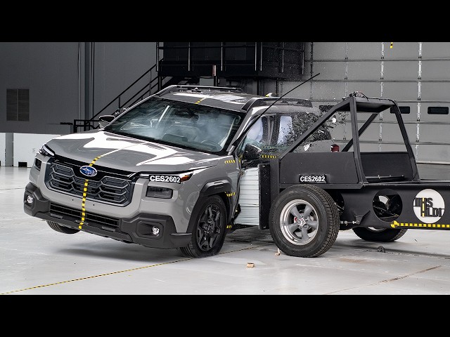 2026 Subaru Outback updated side IIHS crash test