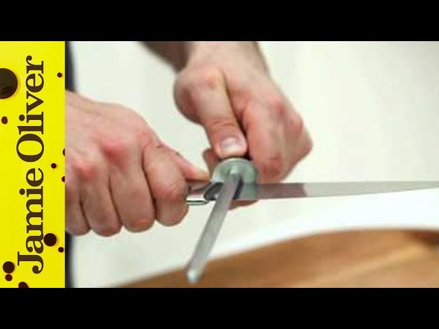 How to sharpen knives - Jamie Oliver's Home Cooking Skills