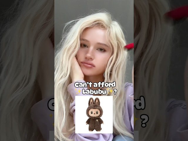 OMG I made my own LABUBU😳😻 - EASY TUTORIAL🤎 | JULIA GISELLA #labubu