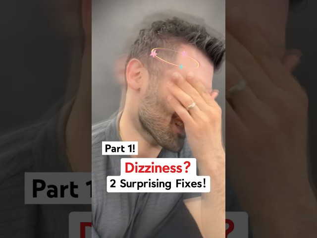 Part 1: Dizziness? 2 Surprising Fixes #dizzy #dizziness