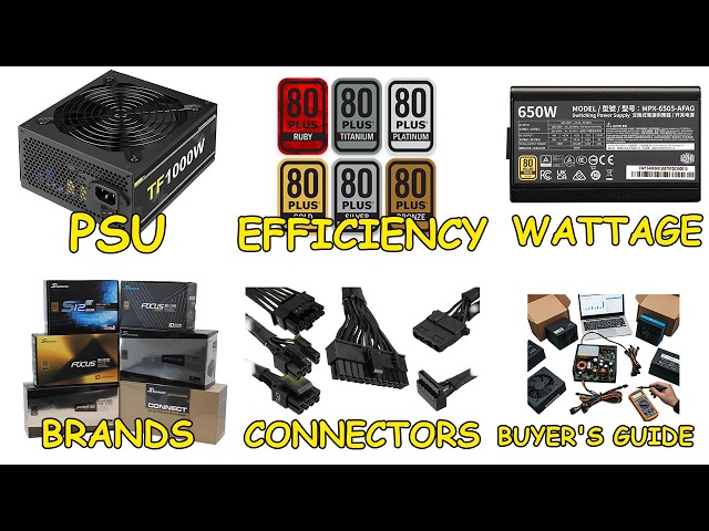 Every PC Power Supply Explained As Easily As Possible For Begginers