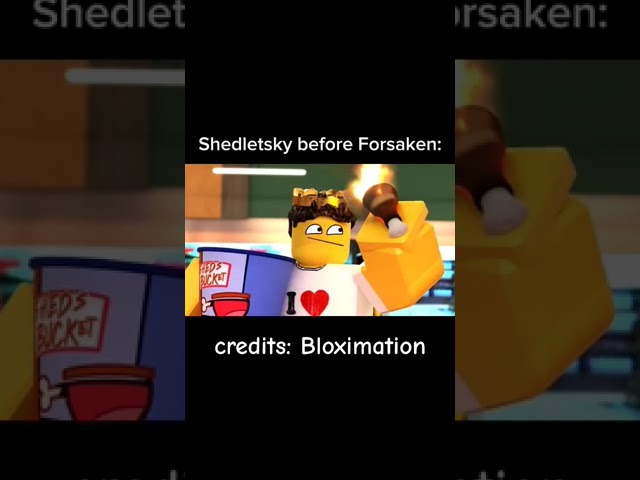 Shedletsky Foreshadowing (I know it's a dead meme, but ok) #roblox #forsaken #meme
