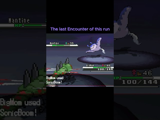 Last Encounter of this Run! #shorts   #pokemon  #challenge