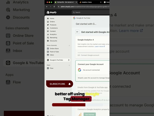 How to Add Google Analytics To #shopify