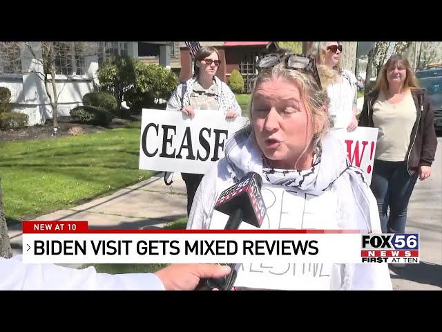 Biden Visit Gets Mixed Reviews in Scranton