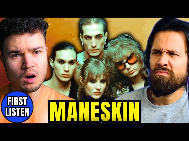 He never heard of MANESKIN!? I wanna Be Your Slave FIRST REACTION