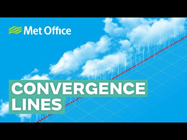 What is a convergence line and how do they form?