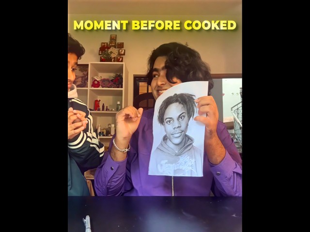 The Drawings cooked him twice  😂