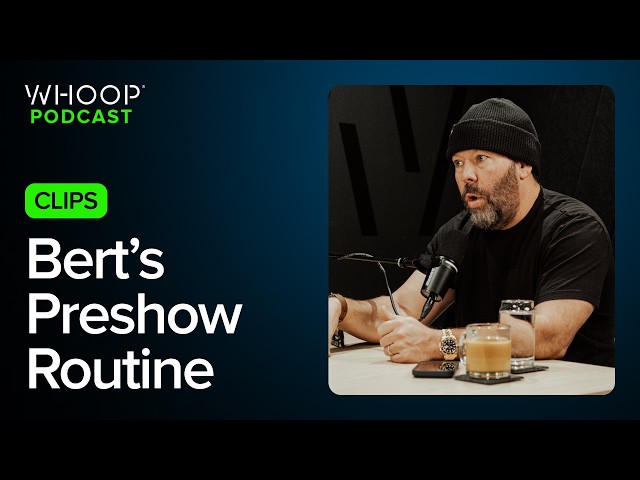 Preparing For A Comedy Tour: How Bert Kreischer Gets Show Ready