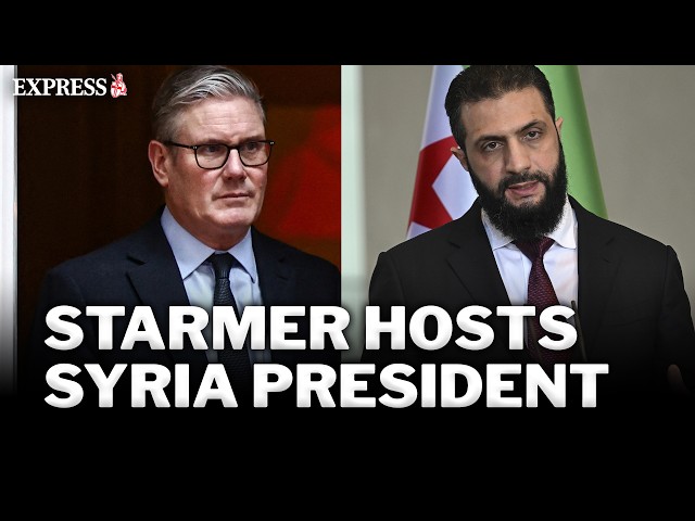 Starmer welcomes President of Syria Ahmed al-Sharaa to Downing Street