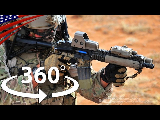 Fantastic 360° VR Video: Special Forces Training & F-5 Fighter, CV-22, AH-1Z Cockpit