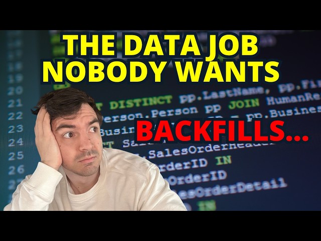The Data Engineering Job No One Wants To Do - Backfilling