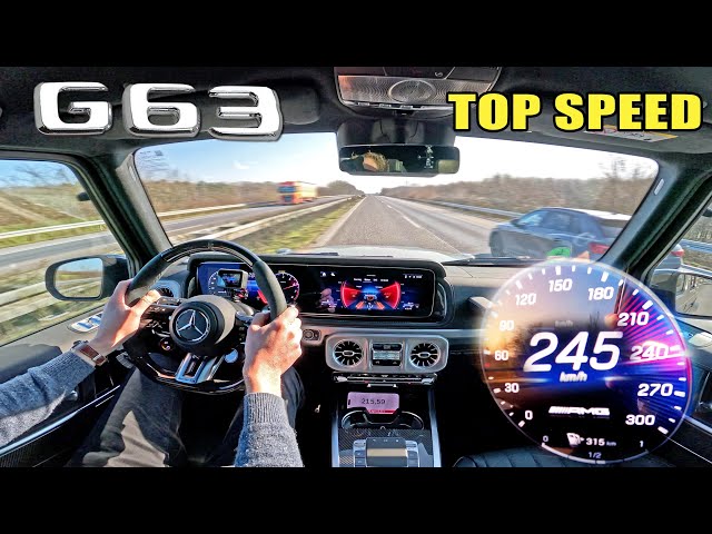 2026 Mercedes AMG G63 is a V8 ICON on the GERMAN AUTOBAHN!