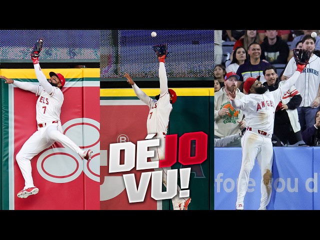 WHAT. A. GAME. Jo Adell robs THREE HOME RUNS against the Mariners! 🤯🙅