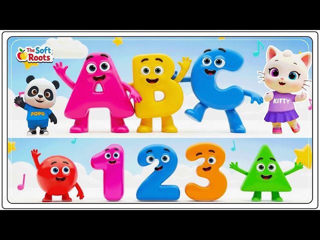 Preschool Learning activities for 3 year olds at home | Learn ABC Phonics Shapes Numbers Colors 🌈