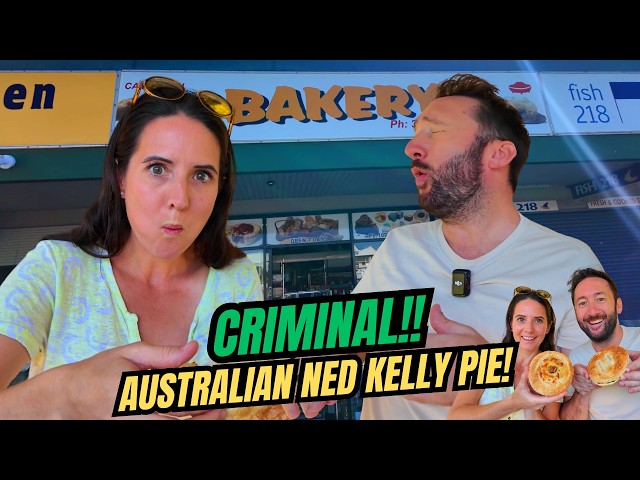 BRITS try AUSTRALIAN NED KELLY PIE!!!!