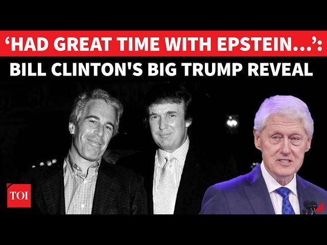 Bill Clinton STUNS: ‘Me & Trump Went To…’: Jaw-Dropping Statement During Epstein Hearing | Watch