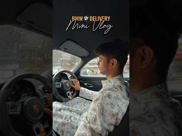 BMW Delivery Mini Vlog - #shortvideo #deliveryvlogs