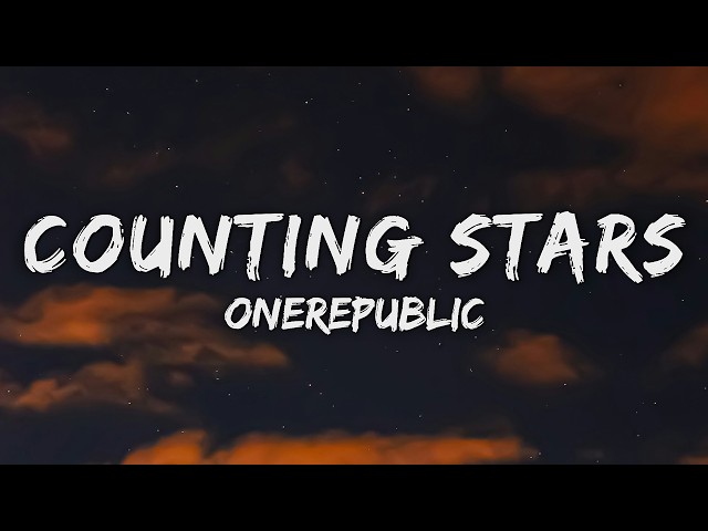 OneRepublic - Counting Stars (Lyrics)