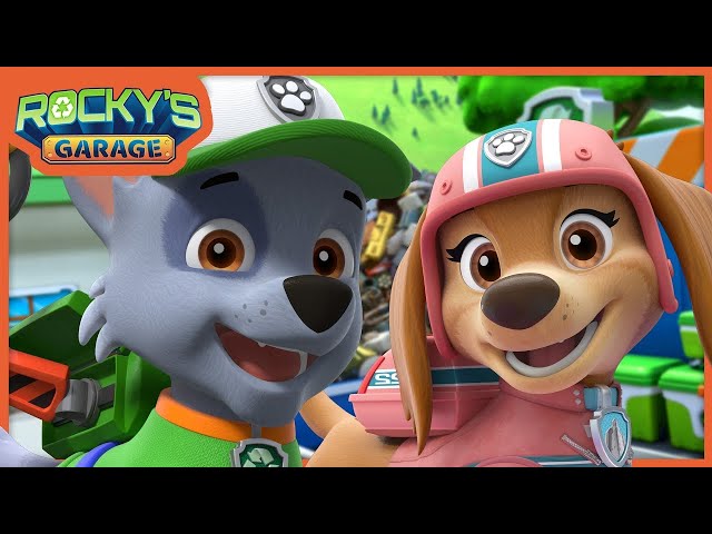 Liberty Has a Broken Headlight AND MORE! - Rocky's Garage Compilation - PAW Patrol