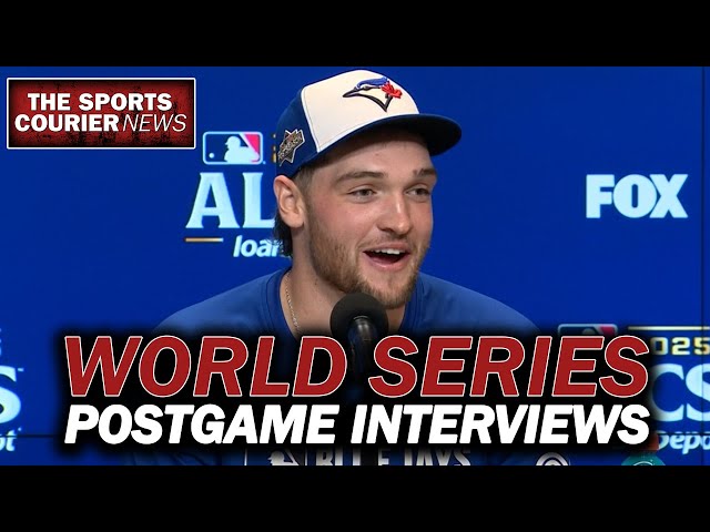 Interviews nach Spiel 5 der World Series zwischen den Blue Jays und den Dodgers – Toronto führt!