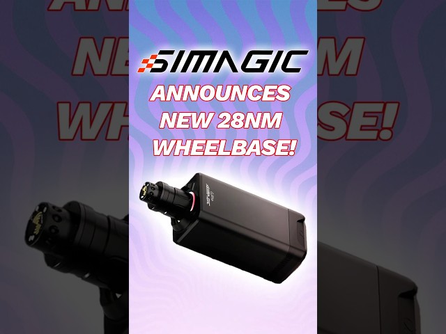 Simagic 28Nm Ultra Wheelbase and Zeus Formula Wheel Revealed!