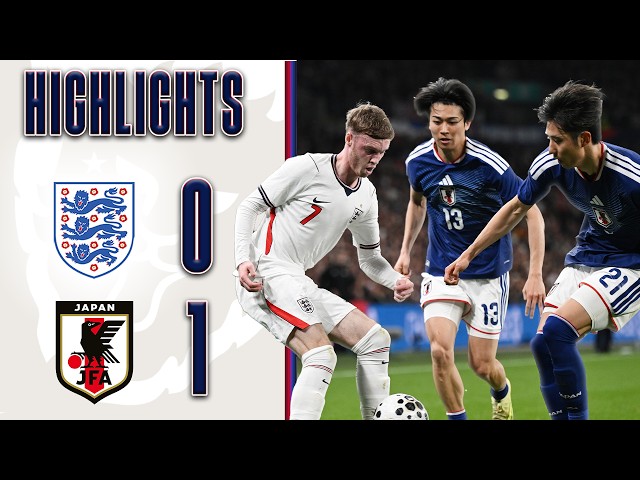 Three Lions Defeated at Wembley | England 0-1 Japan | International Match | Highlights