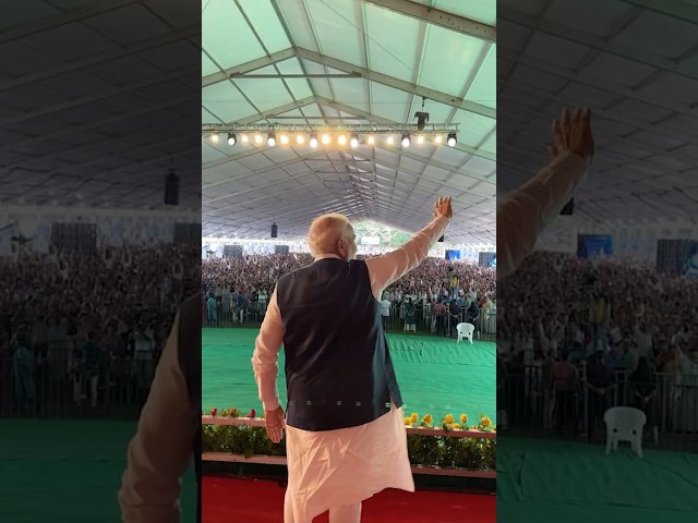 Thiruvalla cheers for PM Modi | #keralam | #shorts