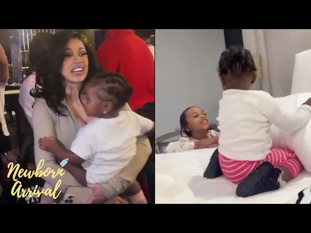 Cardi B's Daughter Blossom Learns To Say Mommy & Daddy From Brother Wave! 🗣