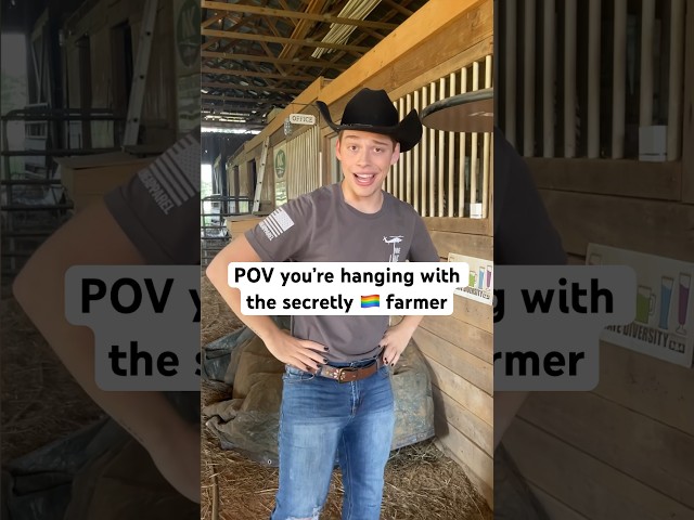 I know to many farmers like this #farmer #lgbt #secret #funny