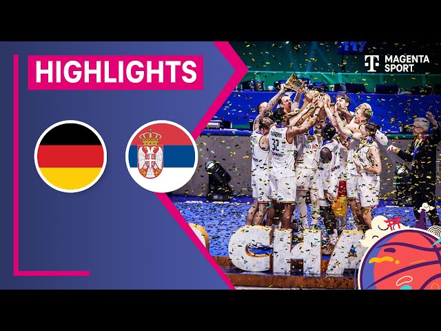 WM-Finale: Deutschland - Serbien, Highlights | FIBA Basketball-WM 2023 | MAGENTA SPORT