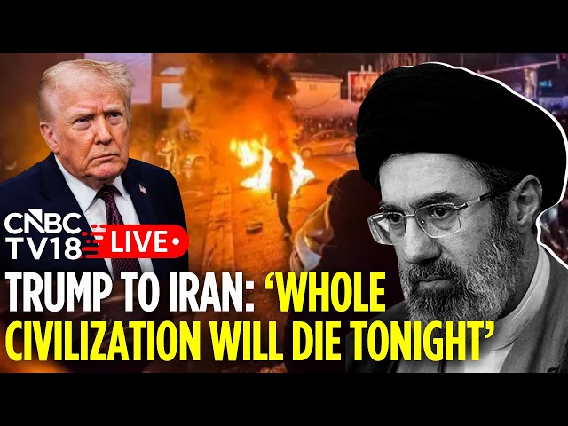 BREAKING LIVE: Trump Says 'Whole Civilisation Will Die Tonight' if Iran Doesn't Make a Deal | N18G