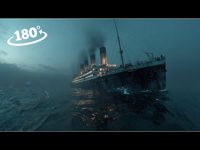 VR 180 INSIDE THE TITANIC - Real Time Sinking POV Experience 4K