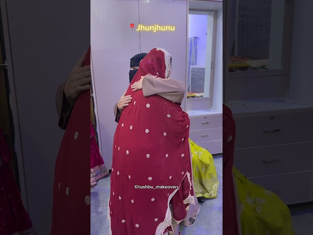 BRIDAL MAKEUP MINI VLOG✨ #vlogs #vlog #vlogging #jhunjhunu #bridalmakeup #makeup